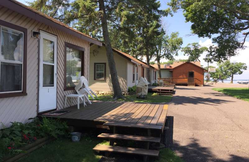 Cabins at Rocky Reef Resort.