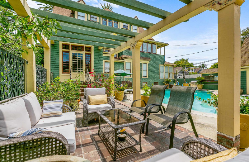 Patio at The Bissell House.