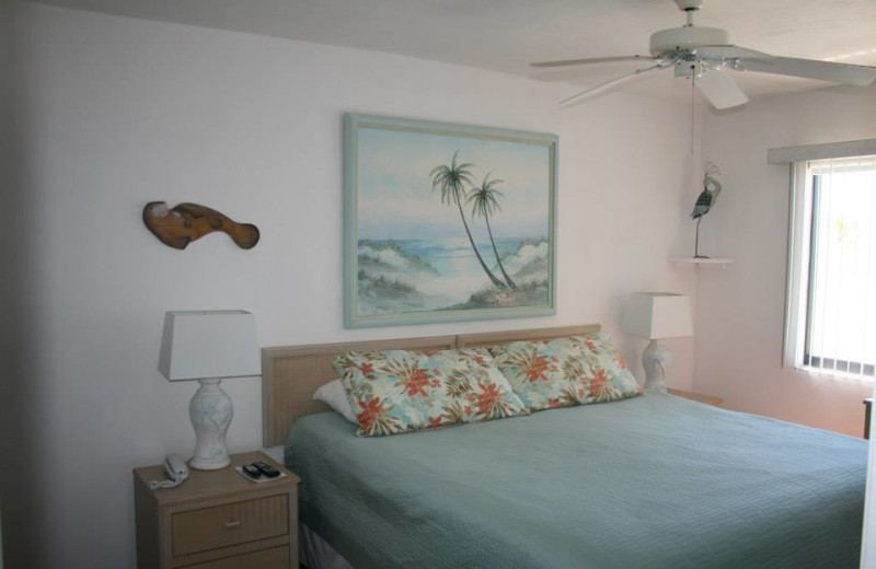 Guest bedroom at Seaside An All-Suite Resort.