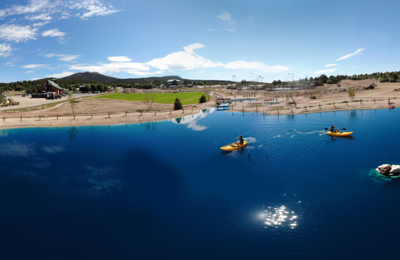 Lake at Zion Ponderosa Ranch Resort.