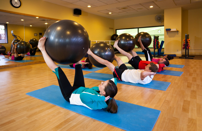 Free group fitness classes at Cheyenne Mountain Resort.