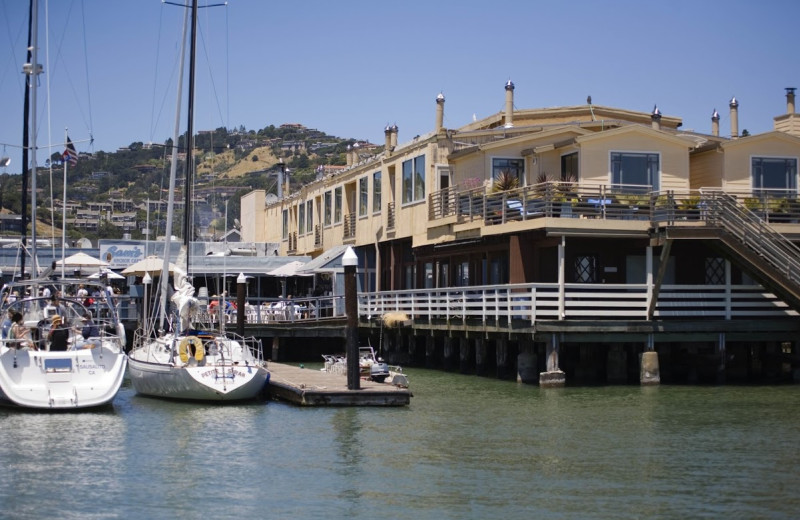 Exterior view of Waters Edge Hotel Tiburon.