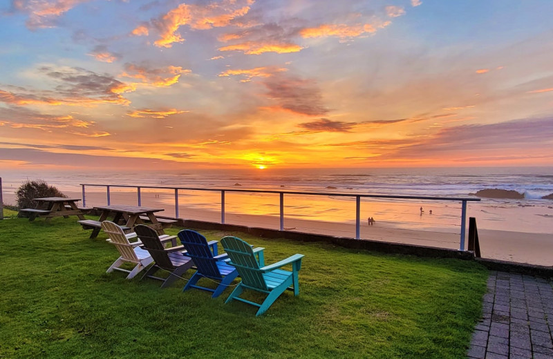 Patio at Starfish Manor.