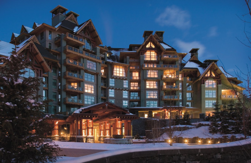 Exterior view of Four Seasons Resort Whistler.