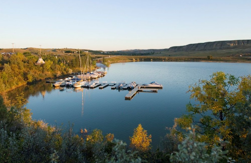 Lake at Lund's Landing Resort.