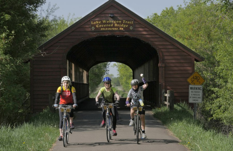 Biking at Swan Lake Resort.