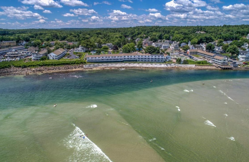 Exterior view of The Sparhawk Oceanfront Resort.