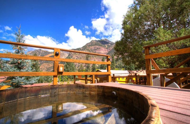 Hot tub at Box Canyon Lodge & Hot Springs.