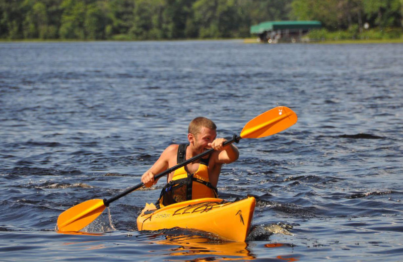 Kayaking at Big Sandy Lodge & Resort.