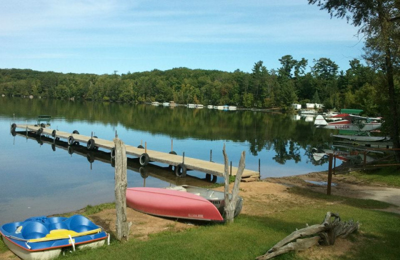 Lake view at Echo Valley Resort.