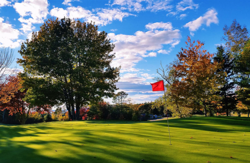 Golf course at Sebasco Harbor Resort.