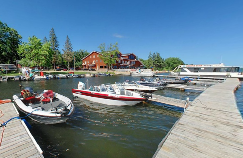 Marina at Hiawatha Beach Resort.