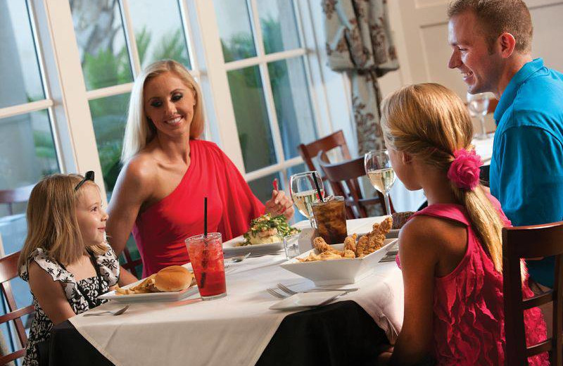 Dining at North Beach Plantation.