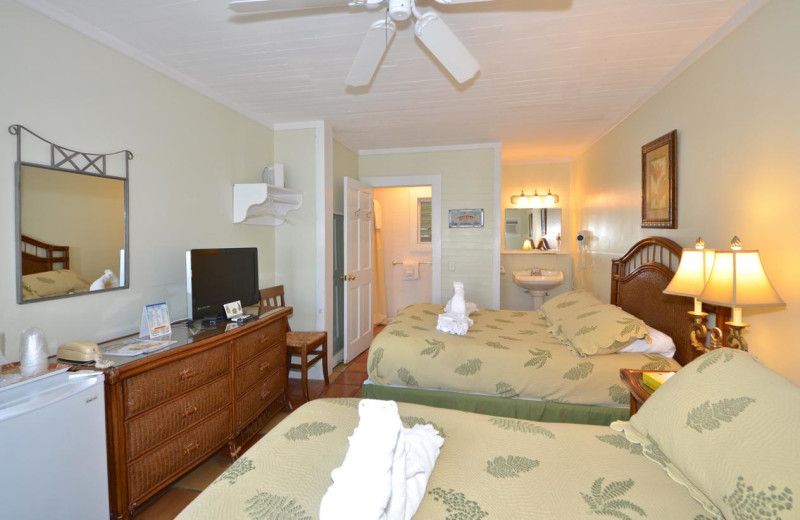 Guest room at Garden House Bed & Breakfast.