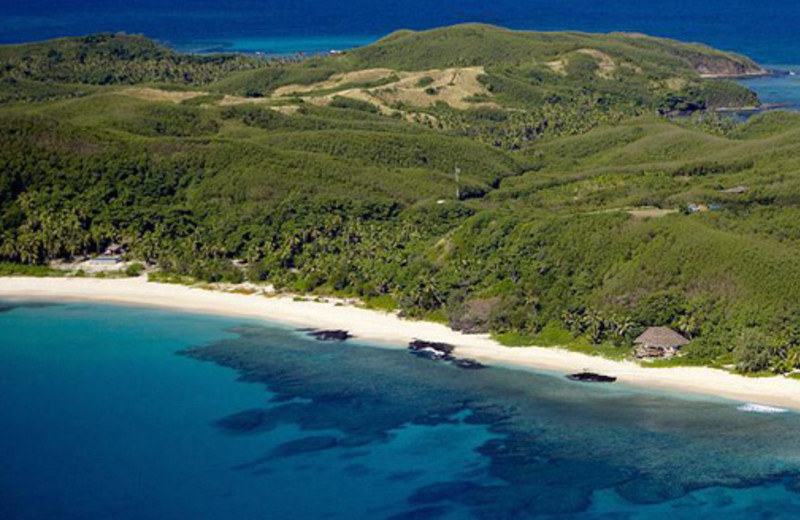 Aerial view of Yasawa Island Resort & Spa.