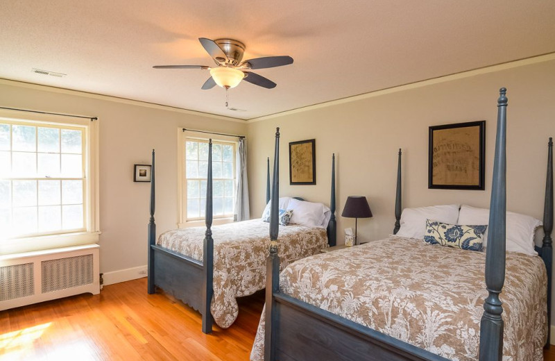 Rental bedroom at Sandhills Rentals.