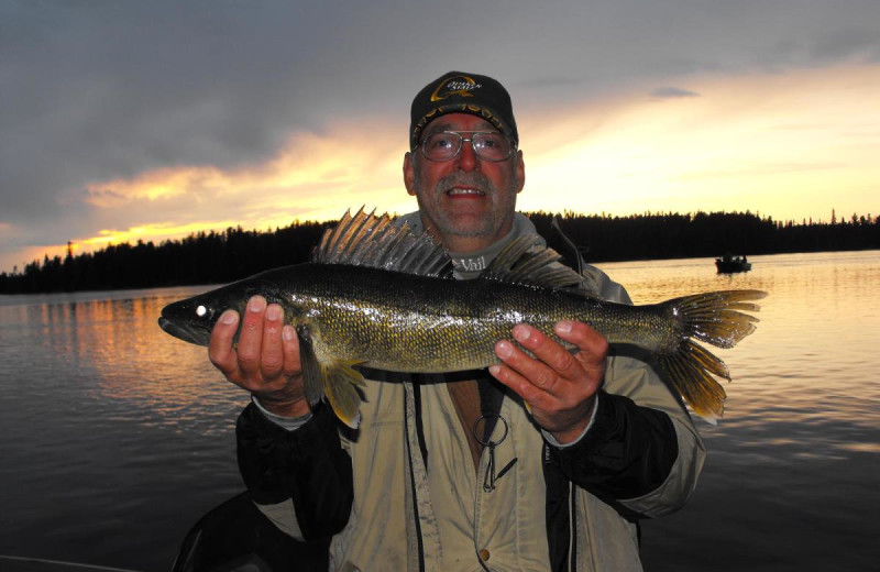 Fishing at Dogtooth Lake Resort.