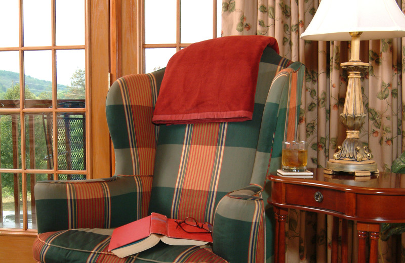 Lounge chair at Berry Springs Lodge.