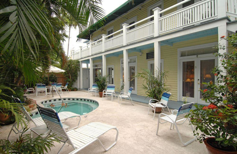 Outdoor pool at The Heron House & Heron House Court.