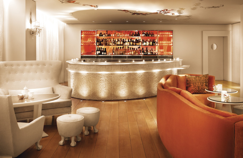 Lounge view at Mondrian Los Angeles.