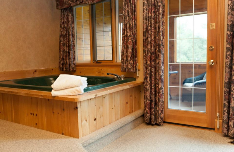 Cottage jacuzzi at The Couples Resort.