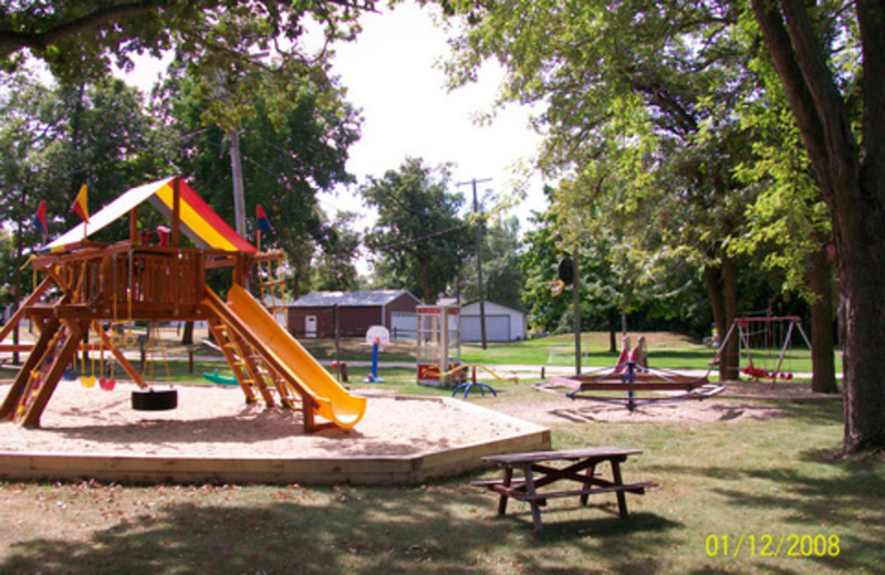 Children's playground at Red Lantern Resort.