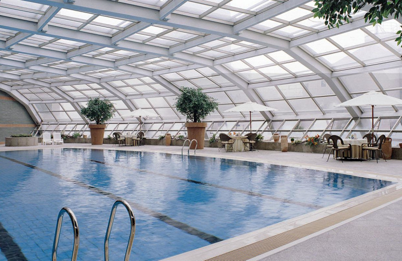 Indoor pool at Zhejiang World Trade Center Grand Hotel.