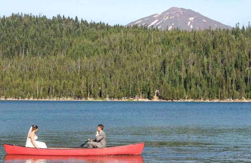 Lake at Elk Lake Resort.