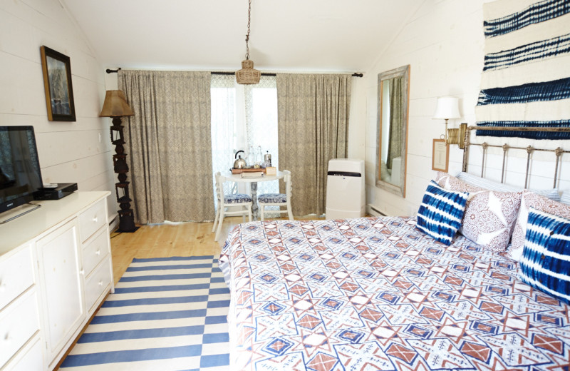 Guest room at Crow's Nest Inn & Restaurant.