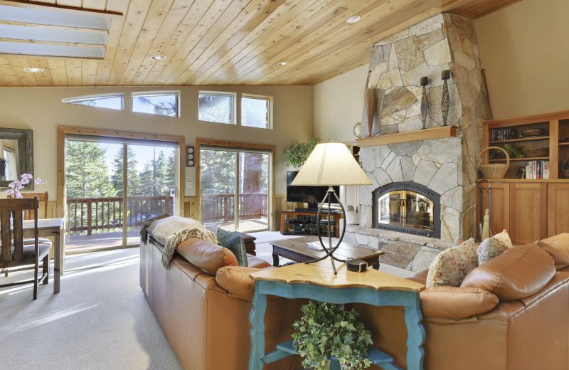 Rental living room at Stay in Lake Tahoe.