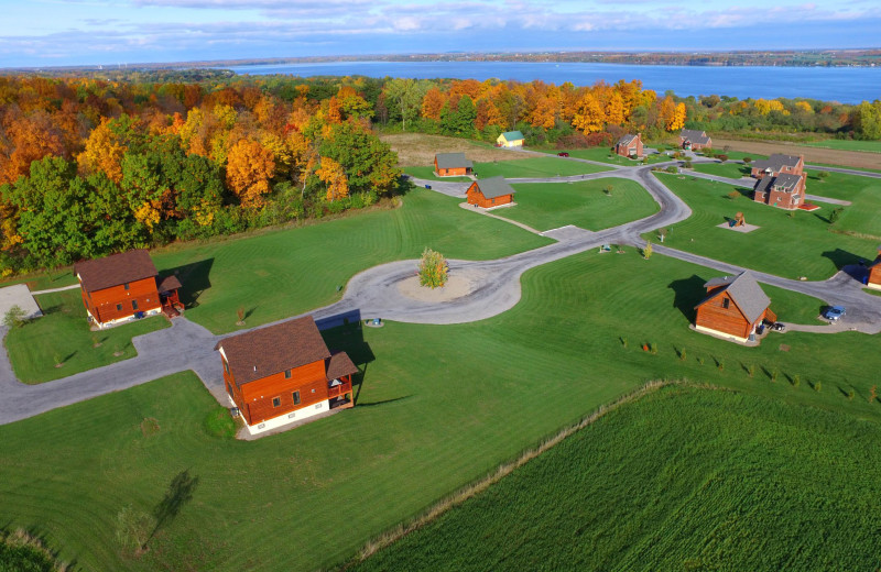 Aerial view of Cobtree Vacation Rental Homes.