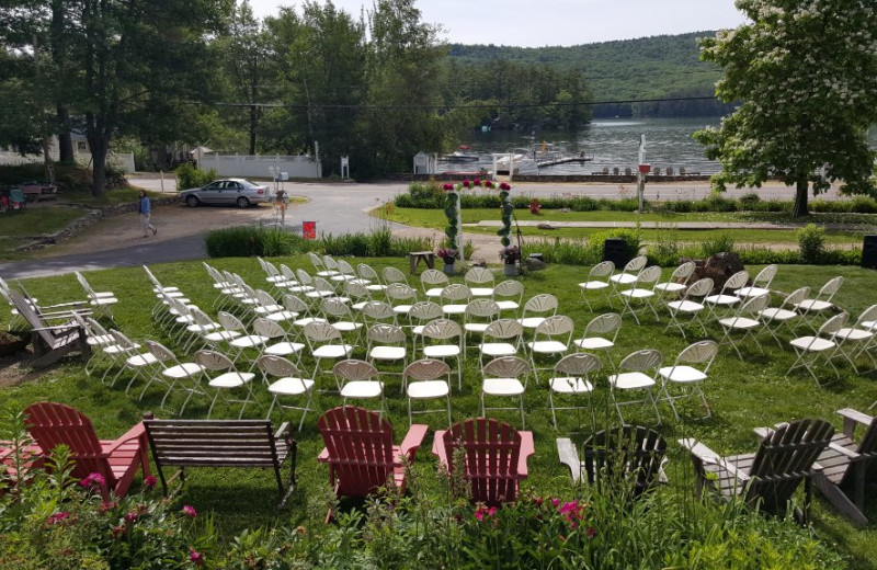 Wedding at Cottage Place on Squam Lake.