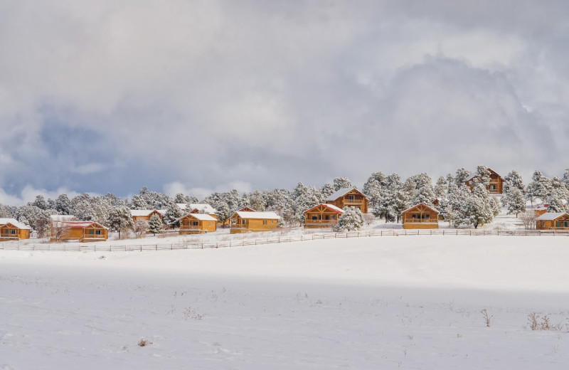 Winter time at Zion Mountain Ranch.