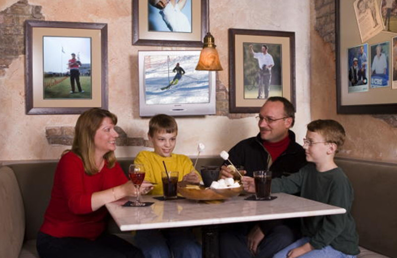Family dining at The Homestead.