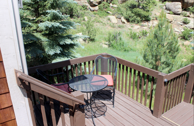 Deck view at Sunnyside Knoll Resort.