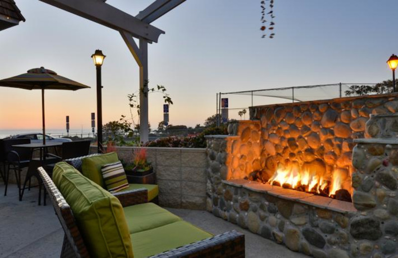 Patio at Clarion Carriage House Inn Del Mar Inn.