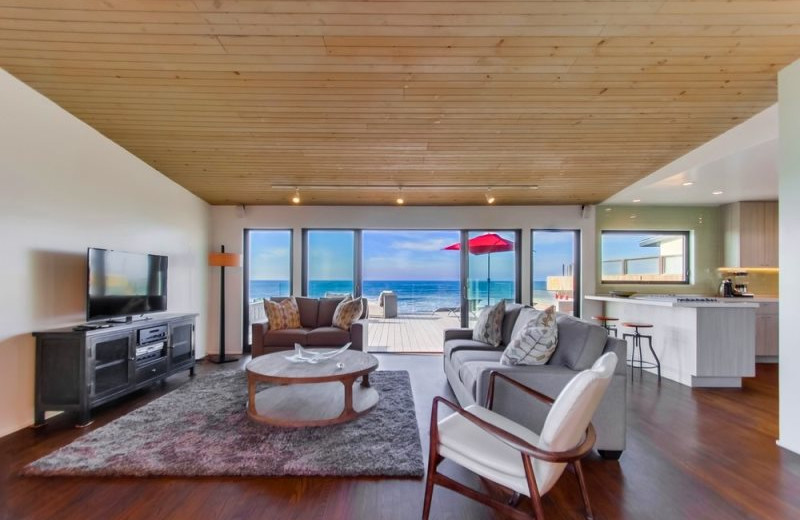 Luxurious Living Area at Bluewater Vacation Homes