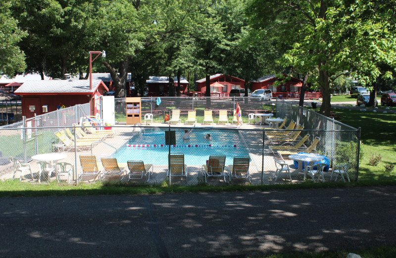 Relax by the pool at Fillenwarth Beach Resort