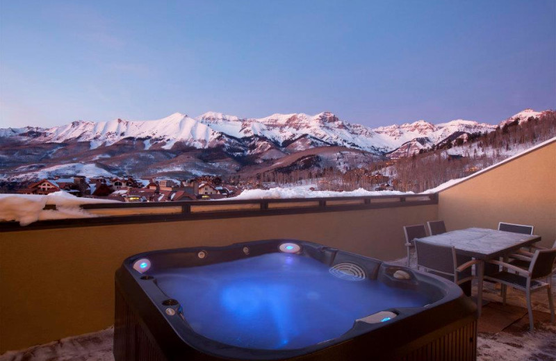 Penthouse hot tub at Lumiere Telluride.