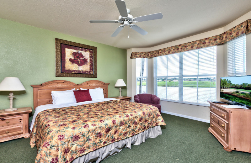 Rental bedroom at Naples Florida Vacation Homes.