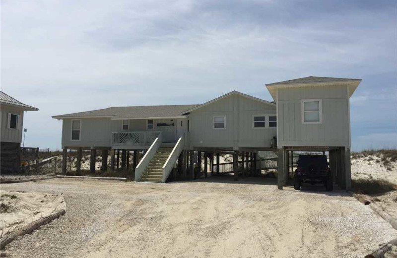 Rental exterior at Gulf Shores Rentals.