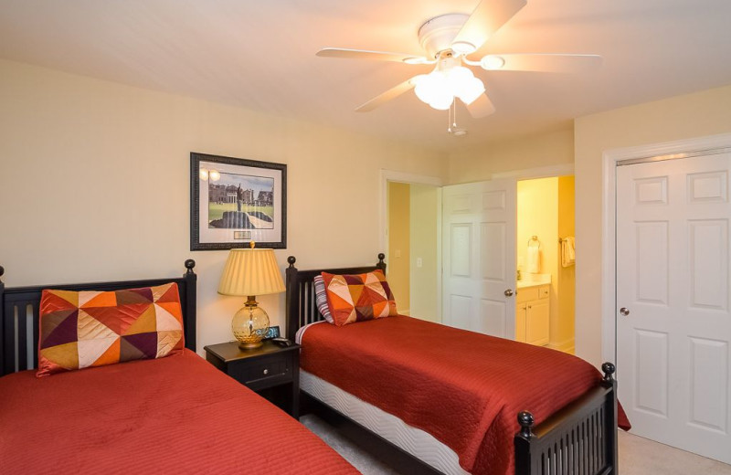 Rental bedroom at Sandhills Rentals.