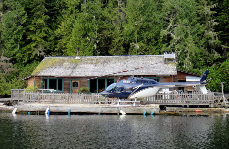 Exterior view of Blackfish Lodge.