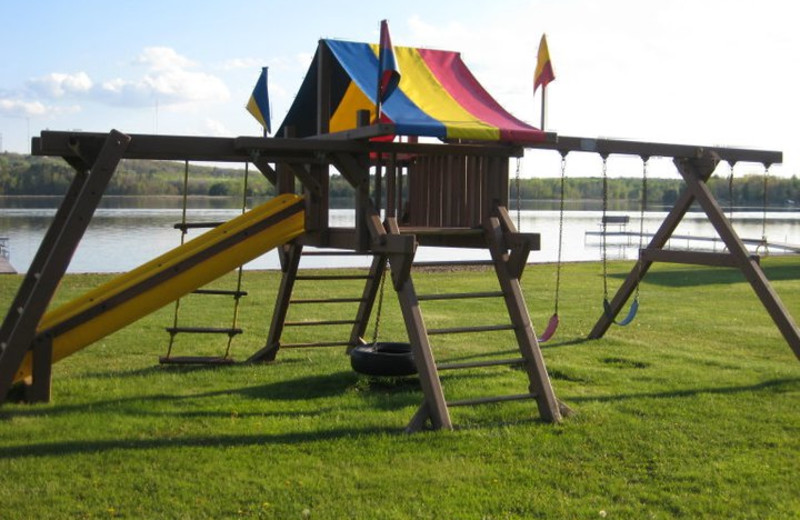 Playground at Agate Lake Resort.