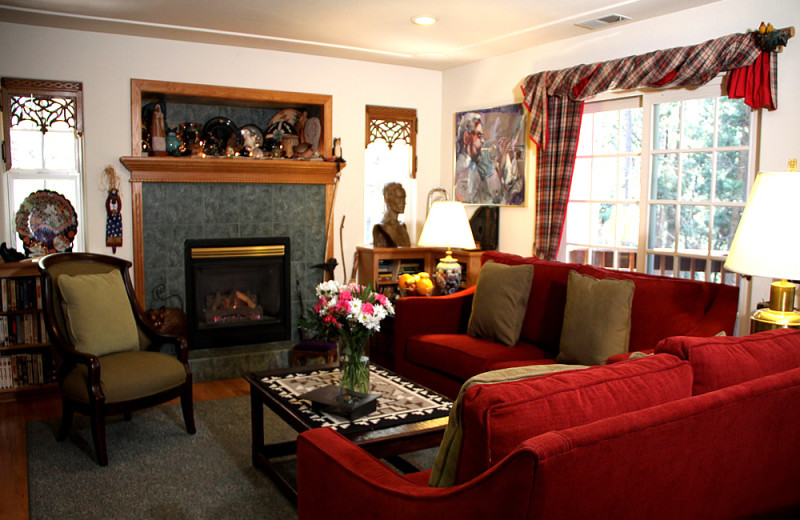 Living room at McCaffrey House Bed and Breakfast.