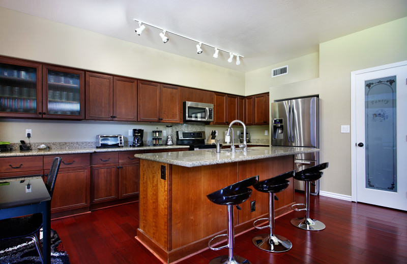 Rental kitchen at Arizona Vacation Rentals.