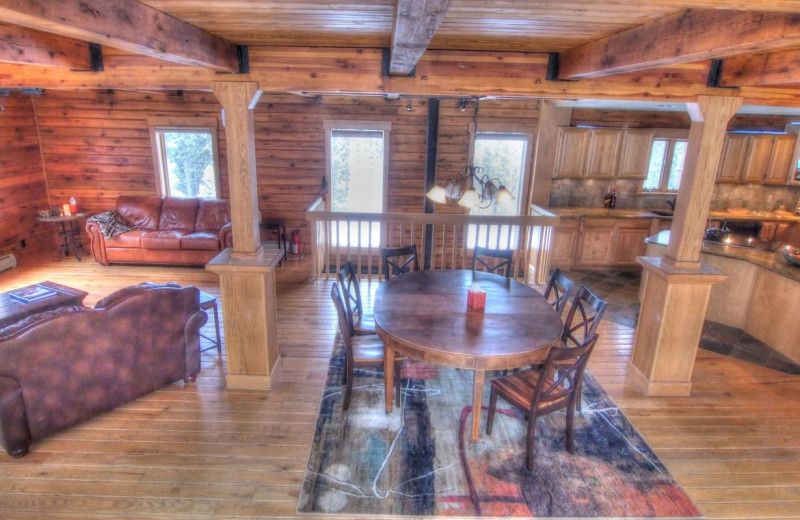 Vacation rental interior at SkyRun Vacation Rentals - Nederland, Colorado.