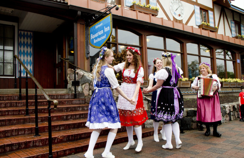 Dining at Bavarian Inn of Frankenmuth.