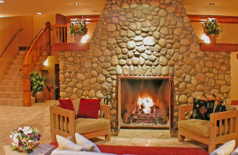 Lobby at Banff Caribou Lodge & Spa.