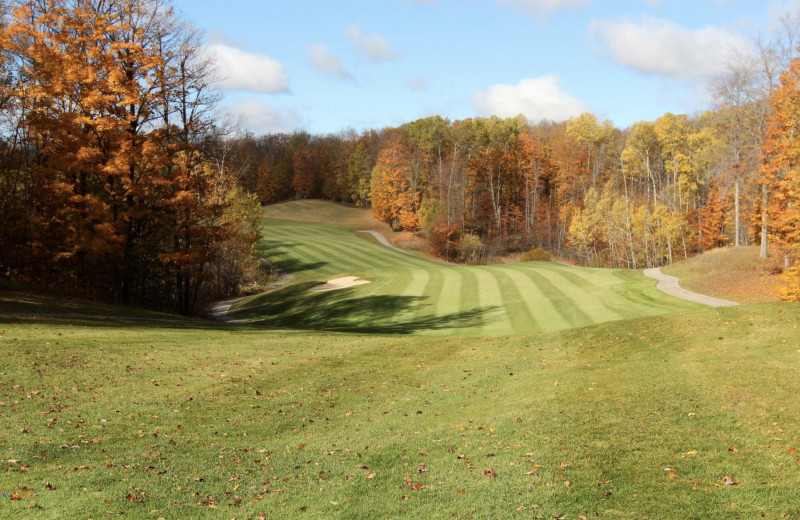 Golf course at Hawk's Eye Golf Resort.